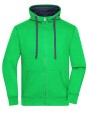 Sweaters & hoodies JAMES & NICHOLSON Men`s Lifestyle Zip-Hoody voor bedrukking &amp; borduring