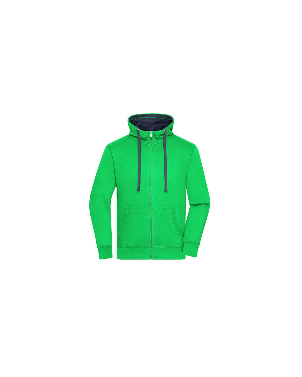 Sweaters & hoodies JAMES & NICHOLSON Men`s Lifestyle Zip-Hoody voor bedrukking &amp; borduring