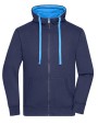 Sweaters & hoodies JAMES & NICHOLSON Men`s Lifestyle Zip-Hoody voor bedrukking &amp; borduring