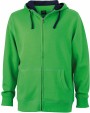 Sweaters & hoodies JAMES & NICHOLSON Men`s Lifestyle Zip-Hoody voor bedrukking &amp; borduring