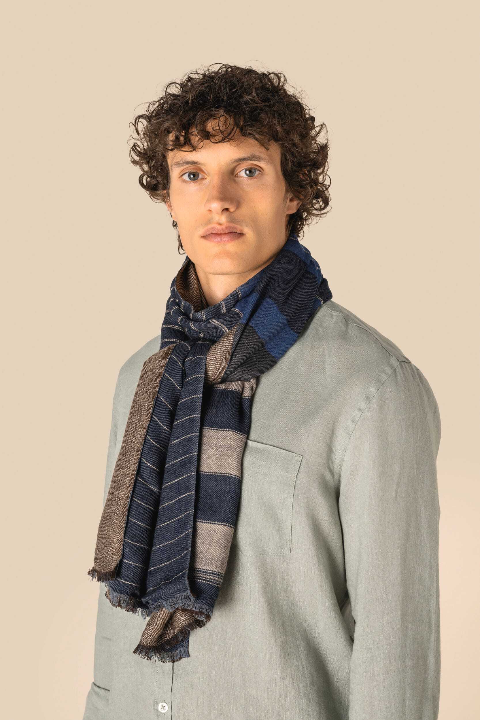 Écharpes personnalisable SPASSO Chèche réversible unisexe