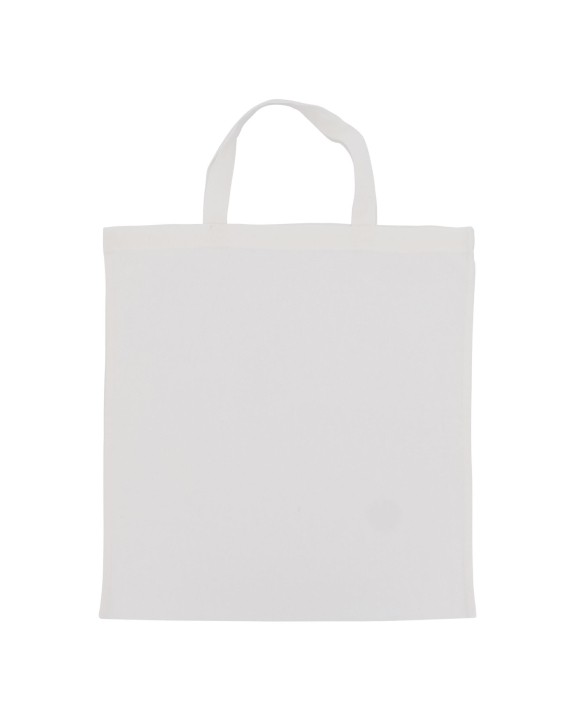 4DO Einkaufstasche OEKO-TEX® 140g/m² 38x42 cm kurze Henkel Taschen personalisierbar