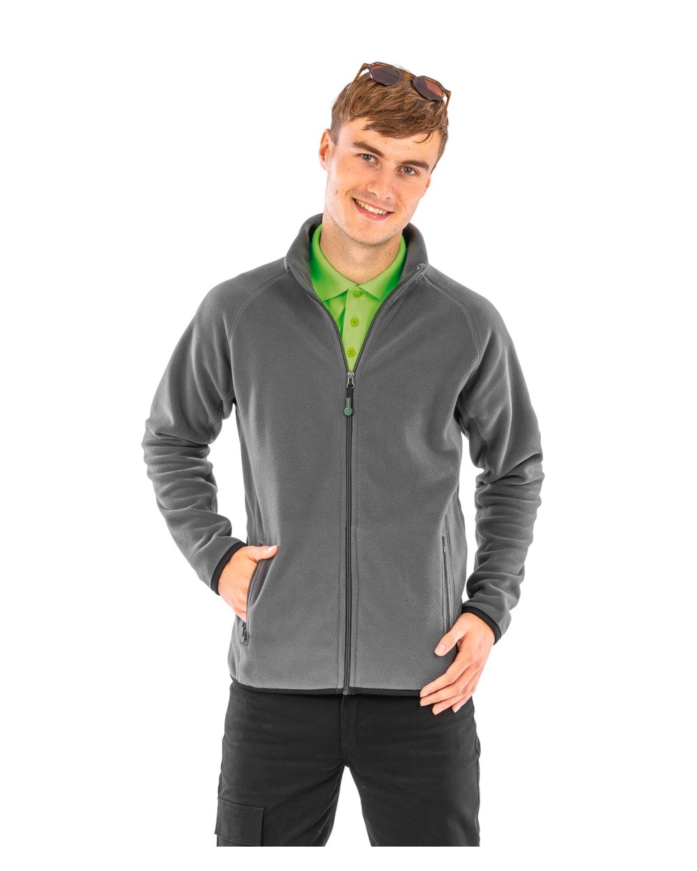 RESULT Polarthermie-Jacke aus recyceltem Fleece. Polar Fleeces personalisierbar