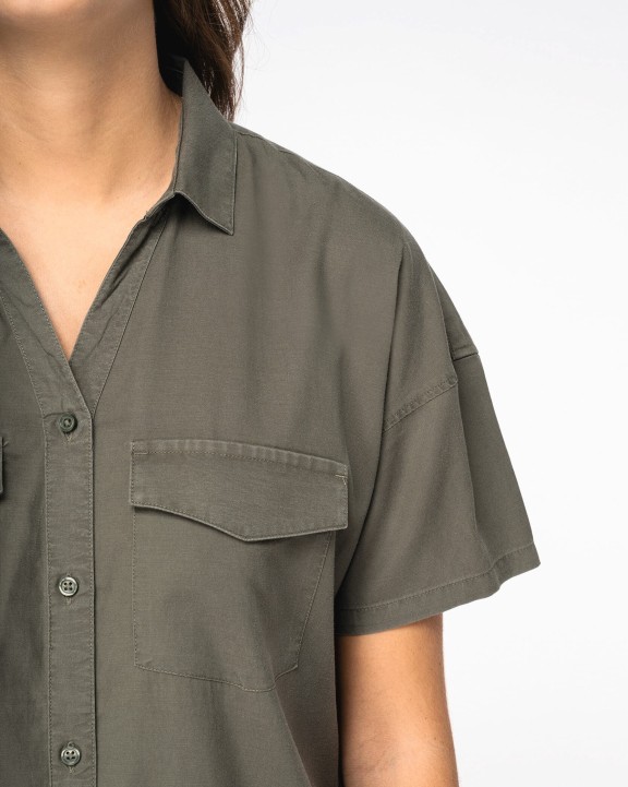 Chemises personnalisable SPASSO Chemise écoresponsable oversize en lyocell femme