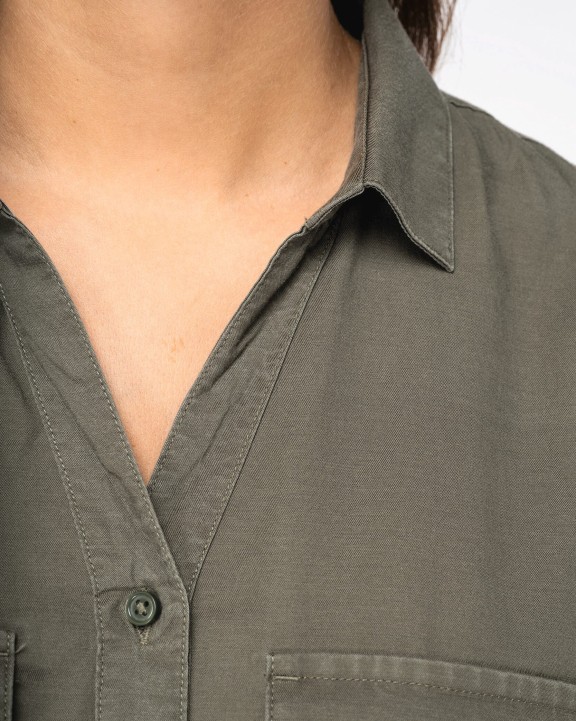 Chemises personnalisable SPASSO Chemise écoresponsable oversize en lyocell femme