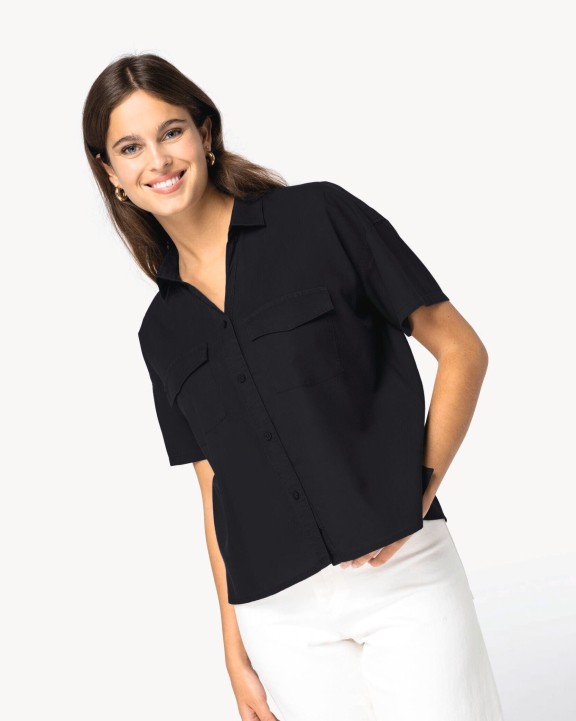 Chemises personnalisable SPASSO Chemise écoresponsable oversize en lyocell femme