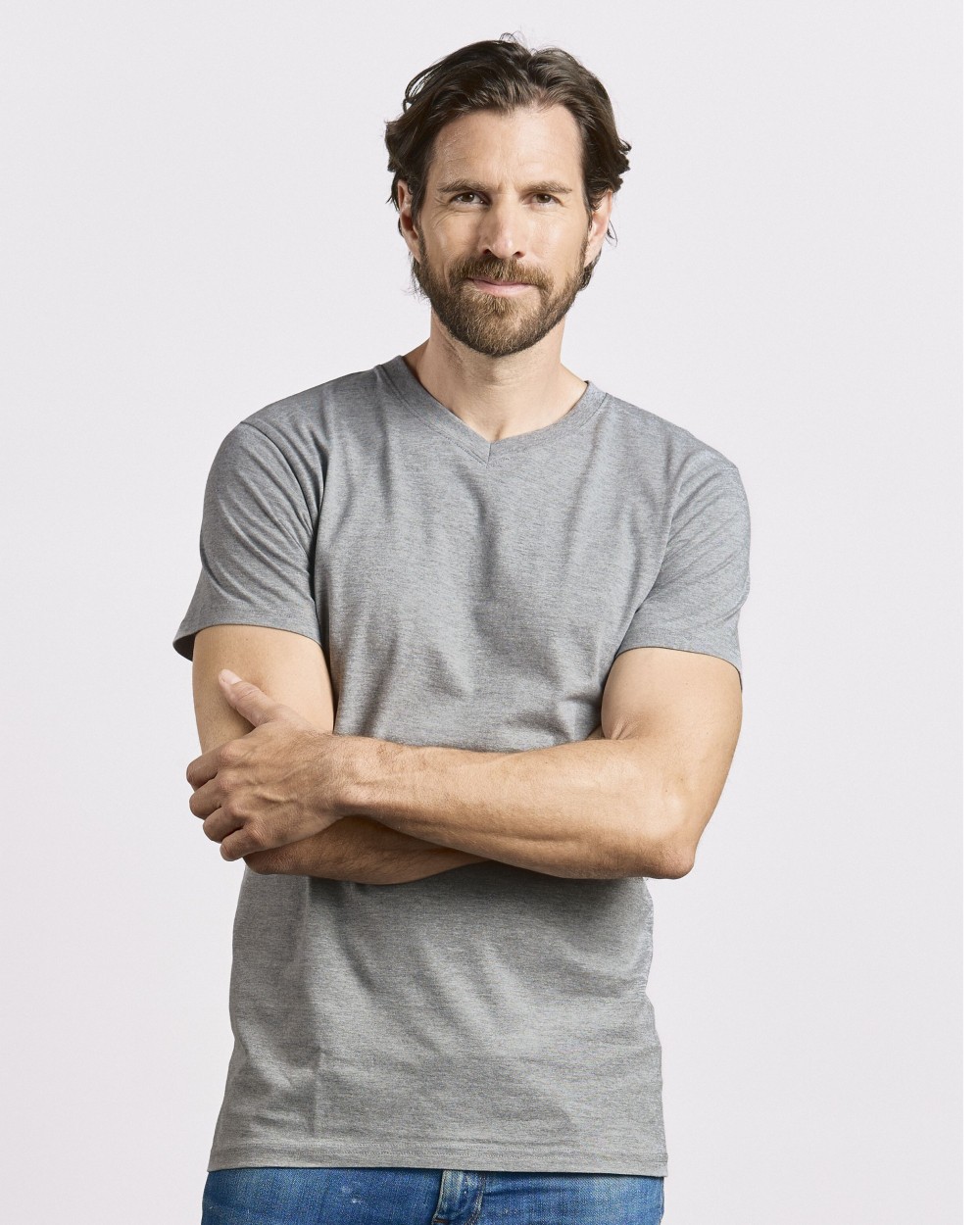 T-shirts PROMODORO PREMIUM V-NECK-T voor bedrukking &amp; borduring