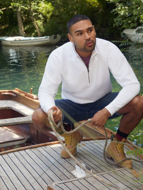 Sweat-shirts à personnaliser FOL Sweat-shirt col zippé Premium (62-032-0) 