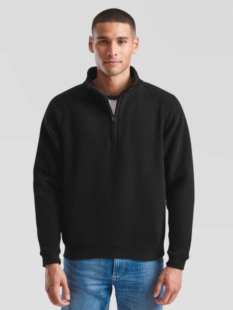 Sweat-shirts à personnaliser FOL Sweat-shirt col zippé Premium (62-032-0) 