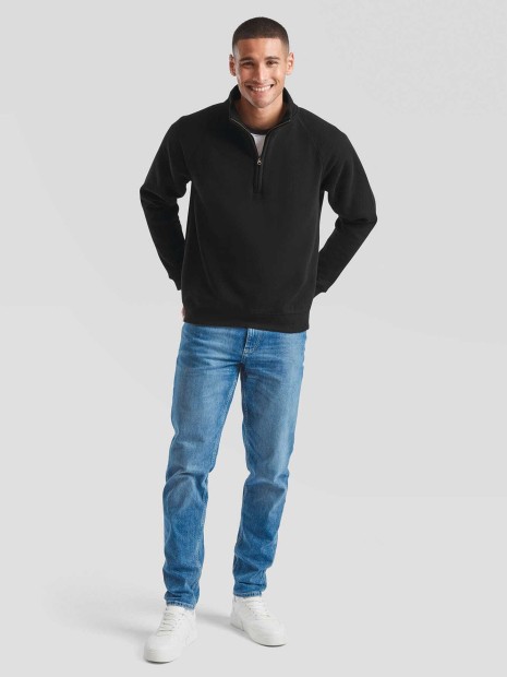 Sweat-shirts à personnaliser FOL Sweat-shirt col zippé Premium (62-032-0) 