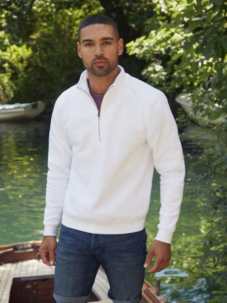Sweat-shirts à personnaliser FOL Sweat-shirt col zippé Premium (62-032-0) 