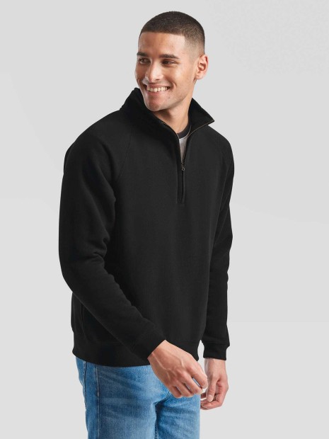 Sweat-shirts à personnaliser FOL Sweat-shirt col zippé Premium (62-032-0) 
