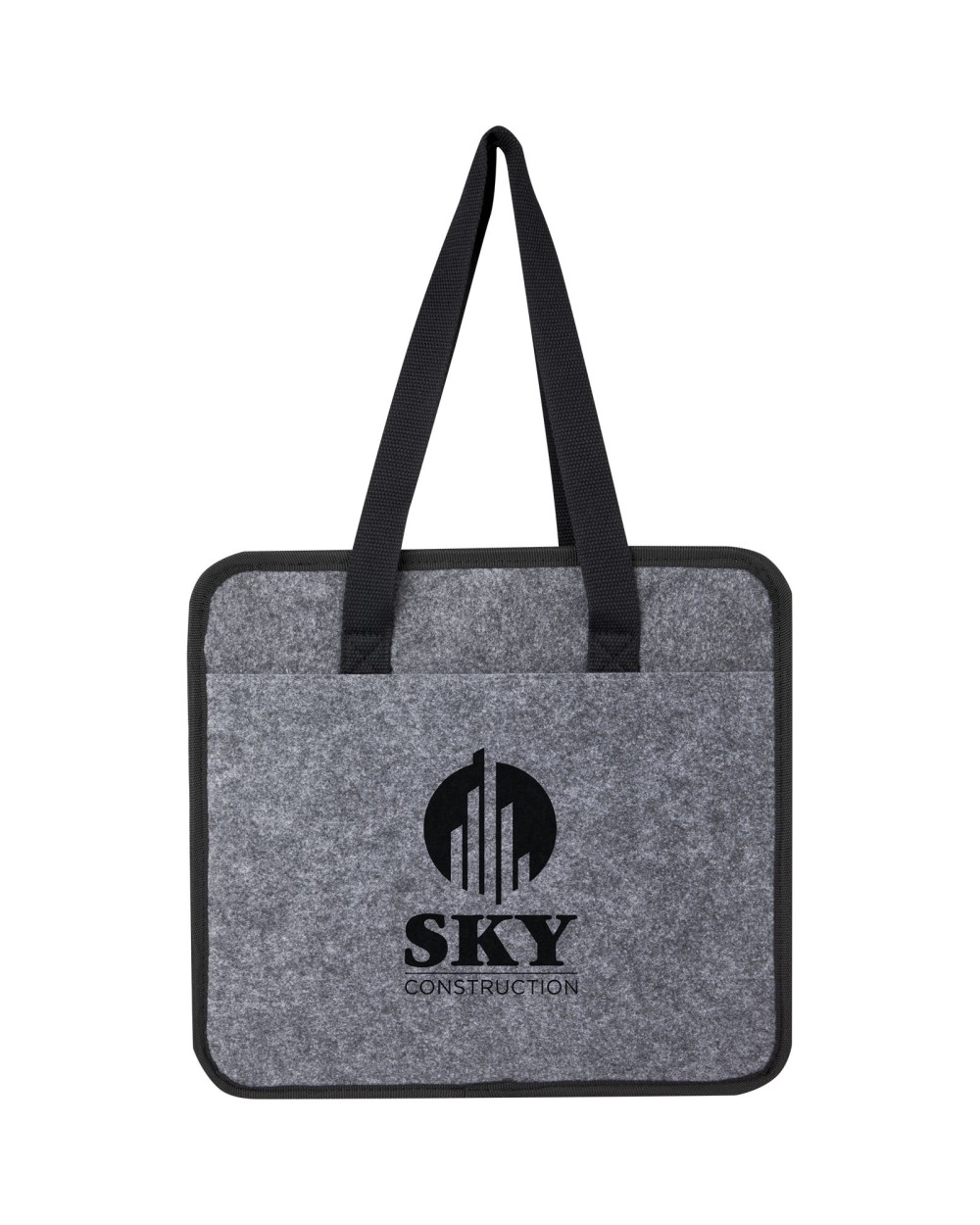 4DO Felta faltbarer Auto-Organizer aus GRS-recyceltem Filz Taschen personalisierbar