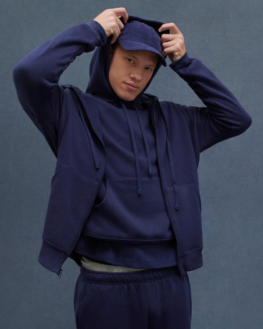 Laines polaires personnalisable BELLA-CANVAS Unisex Sponge Fleece Pullover DTM Hoodie