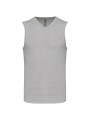 KARIBAN Pull col V sans manches /api/colors/affde0b2-3f9e-462b-8bbe-959997fedc42 personnalisable