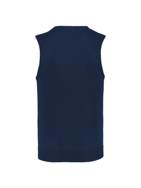 KARIBAN Pull col V sans manches /api/colors/b68891a9-1d28-4f7a-8deb-775c45027afd personnalisable