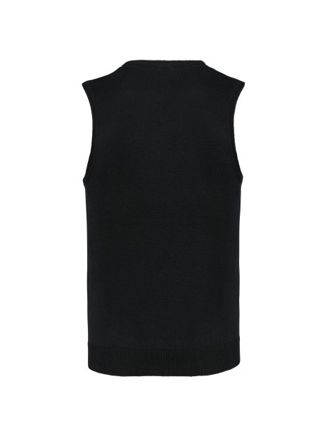 KARIBAN Pull col V sans manches /api/colors/b9fdad4a-5e94-45cb-8c03-c08b349b28c3 personnalisable