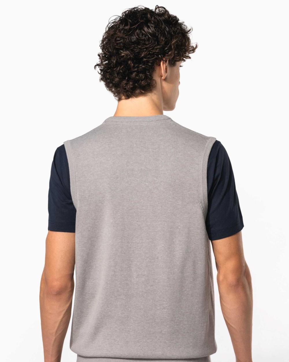 KARIBAN Herren pullunder v-ausschnitt Pullovers personalisierbar