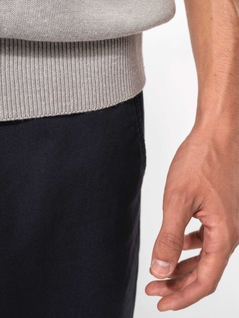 Pulls à personnaliser KARIBAN Pull col V sans manches 