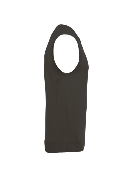 KARIBAN Pull col V sans manches /api/colors/3664e9be-231a-44a8-bacd-707b001b474c personnalisable