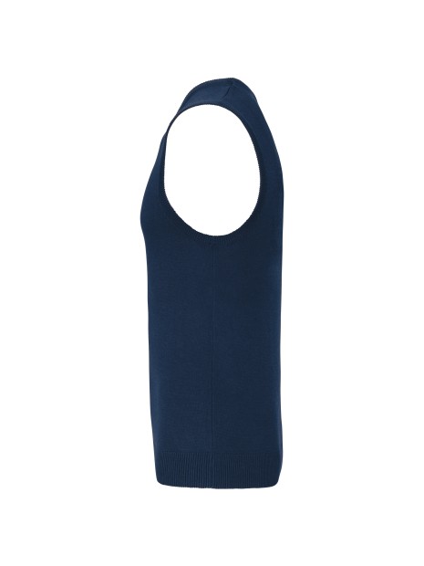 KARIBAN Pull col V sans manches /api/colors/b68891a9-1d28-4f7a-8deb-775c45027afd personnalisable