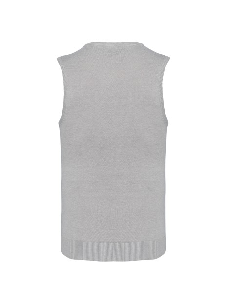 KARIBAN Pull col V sans manches /api/colors/affde0b2-3f9e-462b-8bbe-959997fedc42 personnalisable