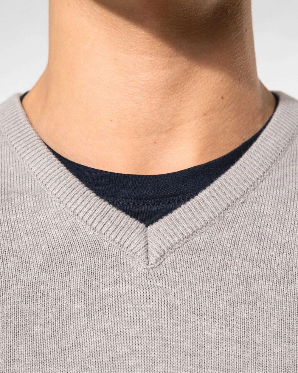 Pulls personnalisable KARIBAN Pull col V sans manches