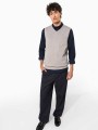 Pulls à personnaliser KARIBAN Pull col V sans manches 