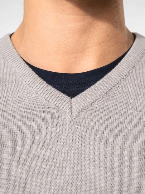 Pulls à personnaliser KARIBAN Pull col V sans manches 