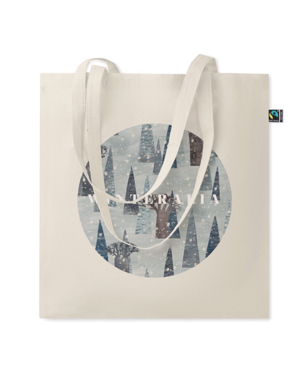 Tassen & Zakken 4DO Fairtrade 180gr/m² katoenen tas voor bedrukking &amp; borduring