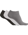 Sous-Vêtements personnalisable PROACT Socquettes microfibre unisexe - pack de 3 paires