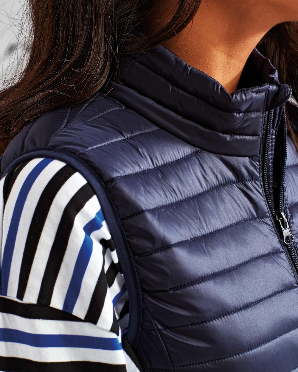 2786 Women's tribe fineline padded gilet Jacken personalisierbar