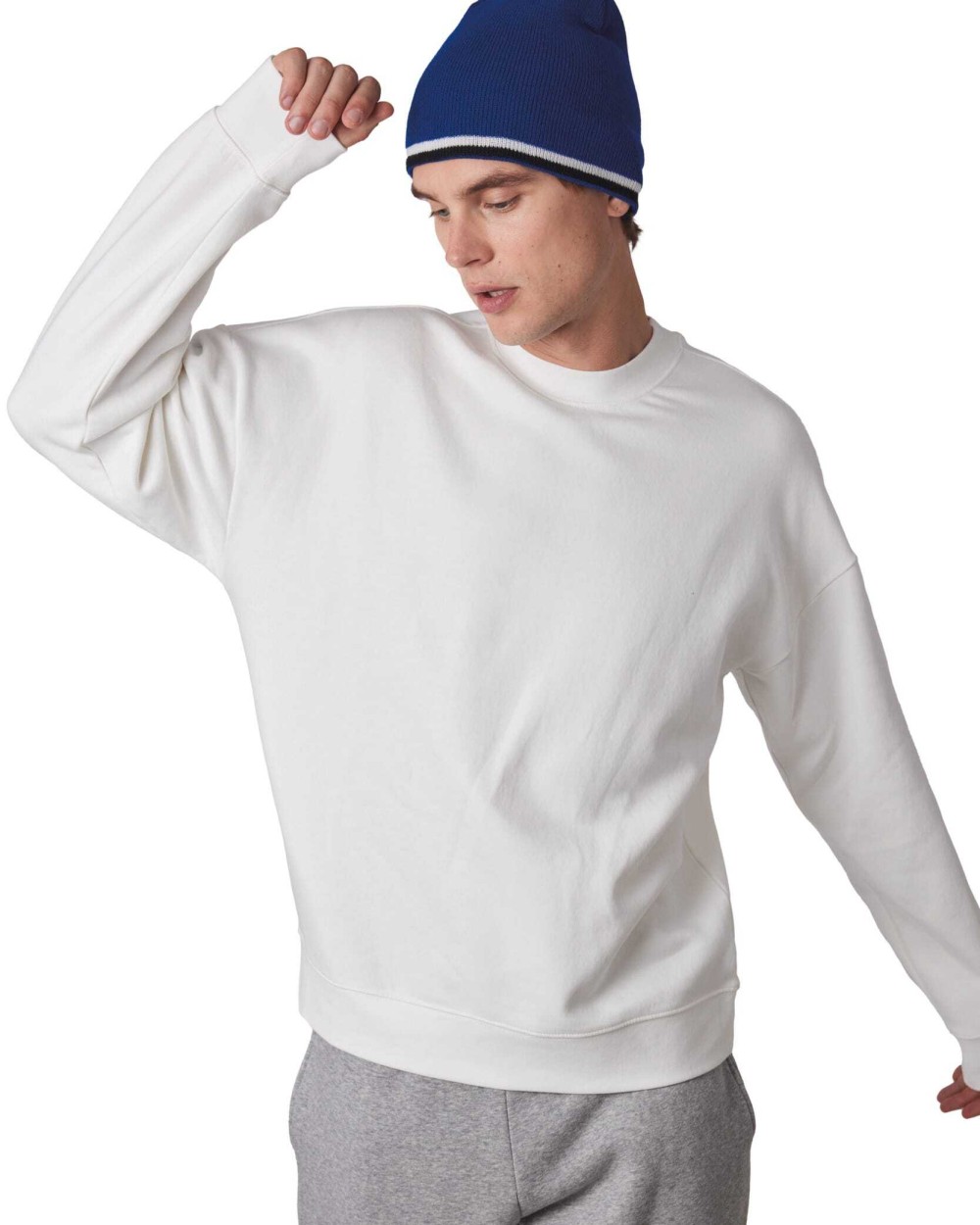 K-UP Beanie Mütze mit Kontrastrand Mützen personalisierbar