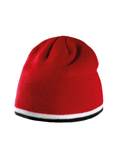 K-UP Bonnet bande bicolore contrastée /api/colors/986df22d-f6a0-4bff-aa3a-54c3d4597374 personnalisable