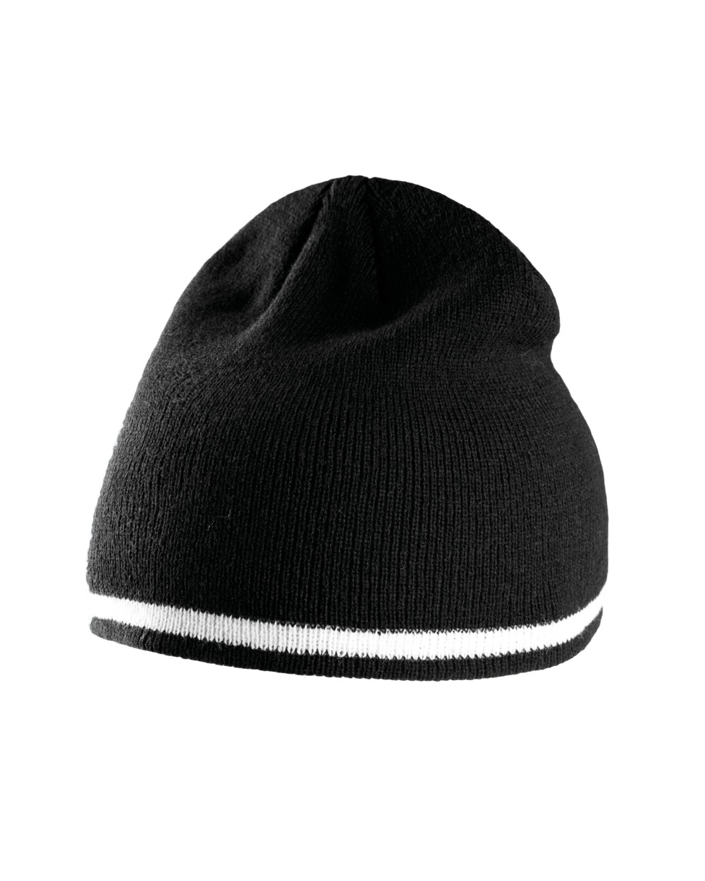 K-UP Beanie Mütze mit Kontrastrand Mützen personalisierbar