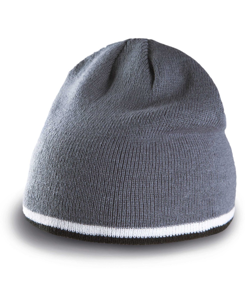 K-UP Beanie Mütze mit Kontrastrand Mützen personalisierbar