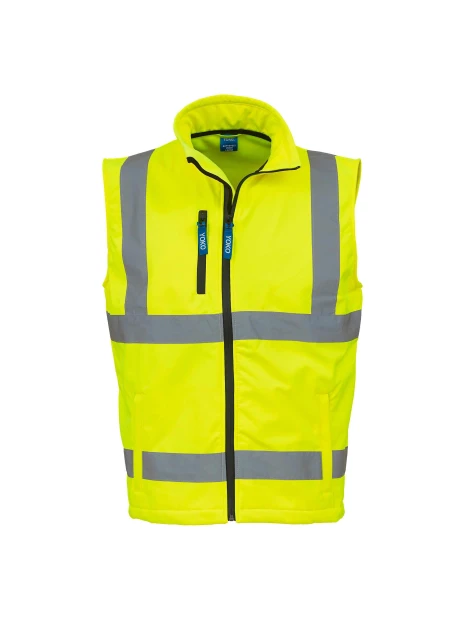 YOKO Bodywarmer softshell haute visibilité /api/colors/ea0c172c-722e-46fc-acb7-2617a4097874 personnalisable