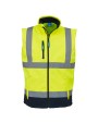 Vestes personnalisable YOKO Bodywarmer softshell haute visibilité