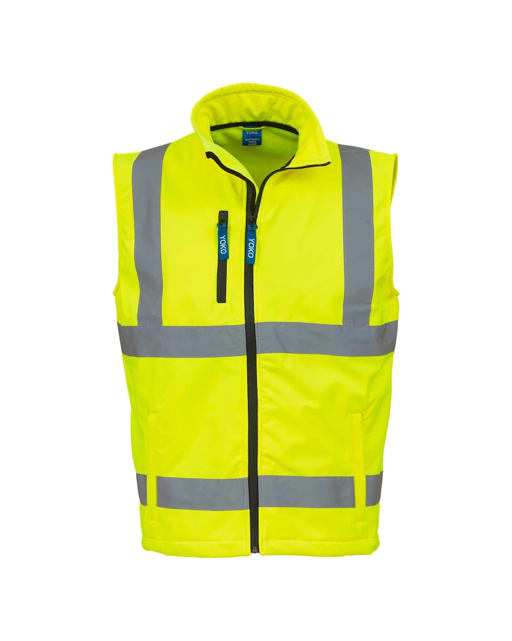 Jassen YOKO Softshell veiligheidsbodywarmer voor bedrukking &amp; borduring