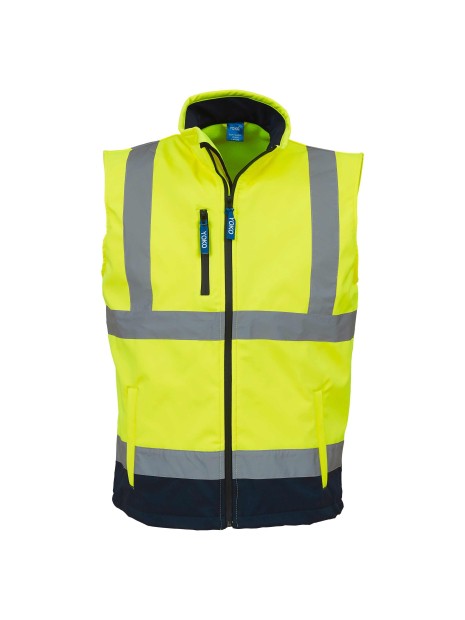 YOKO Bodywarmer softshell haute visibilité /api/colors/74288b48-d1b8-4317-95c5-a35b4207d507 personnalisable
