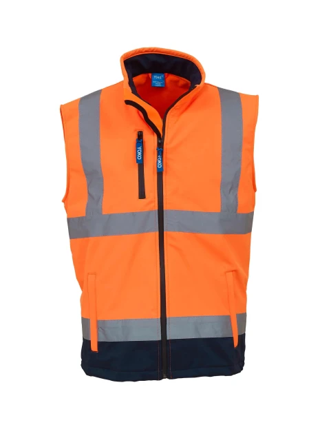 YOKO Bodywarmer softshell haute visibilité /api/colors/e4baf3f7-1f5c-46c1-9fb3-e23af16eef57 personnalisable