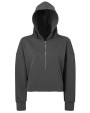 TRIDRI Women´s Half Zip Hoodie Sweatshirts personalisierbar