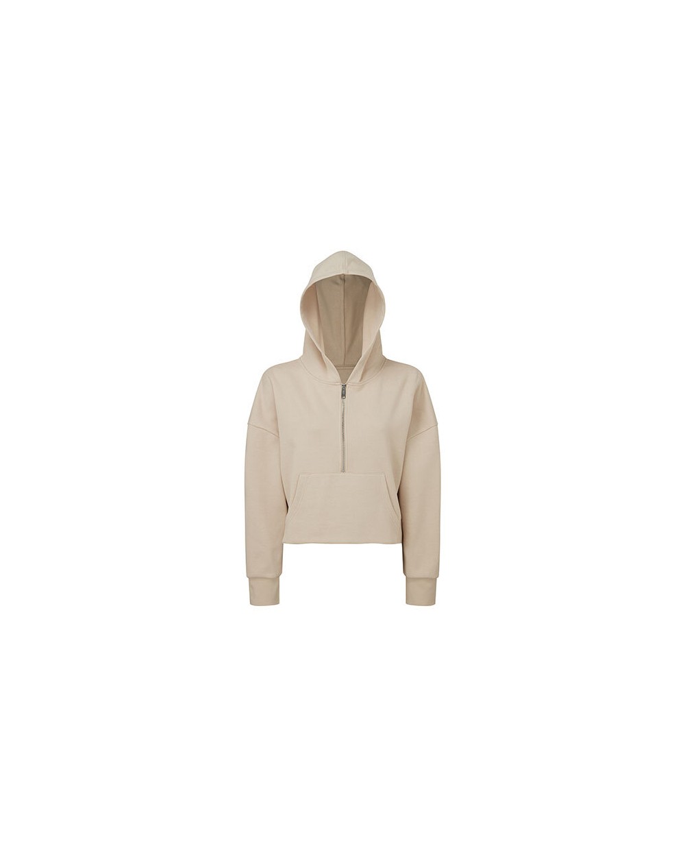 TRIDRI Women´s Half Zip Hoodie Sweatshirts personalisierbar