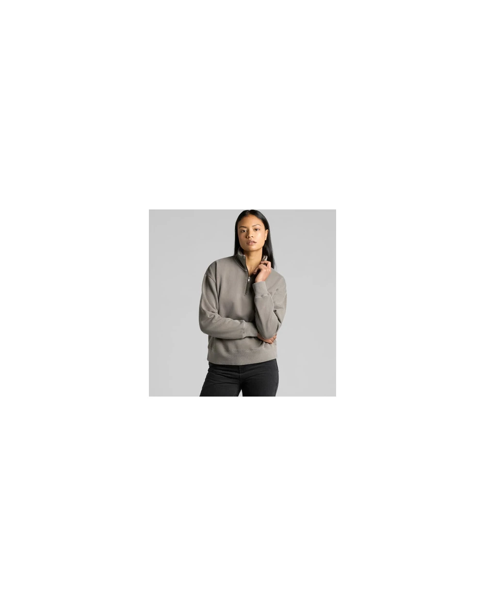 Polar Fleeces AS COLOUR Wo's Relax Faded Half Zip voor bedrukking &amp; borduring