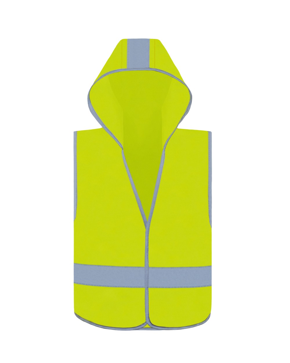 Jassen KORNTEX Kids` Hooded Safety Vest EN 1150 voor bedrukking &amp; borduring