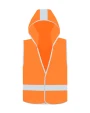 Jassen KORNTEX Kids` Hooded Safety Vest EN 1150 voor bedrukking &amp; borduring