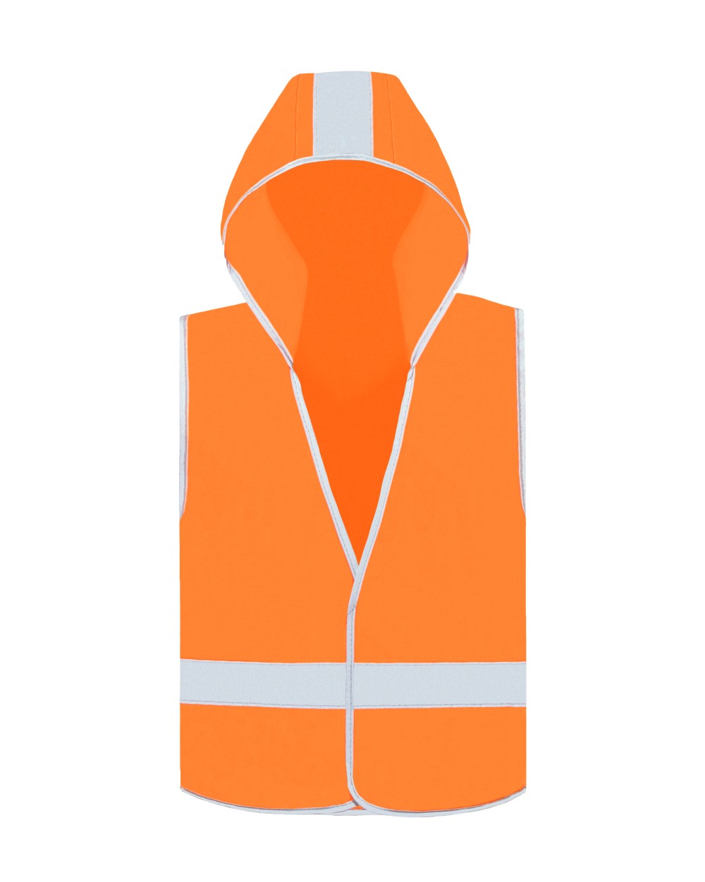 Jassen KORNTEX Kids` Hooded Safety Vest EN 1150 voor bedrukking &amp; borduring