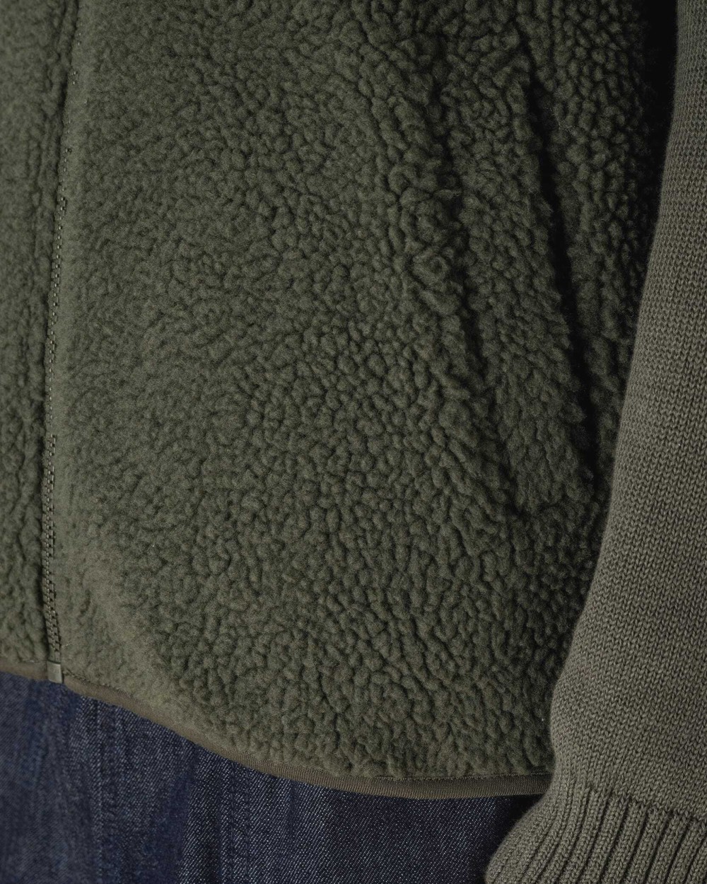 Laines polaires personnalisable SPASSO Veste sans manches en sherpa homme