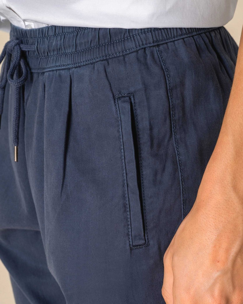 Pantalons personnalisable SPASSO Pantalon écoresponsable délavé en lyocell femme