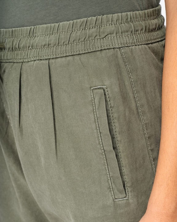 Pantalons personnalisable SPASSO Pantalon écoresponsable délavé en lyocell femme